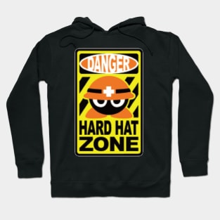 Danger Hard Hat Zone Hoodie